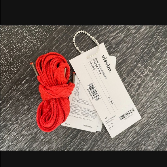Visvim Red Shoelaces - Picture 2 of 4